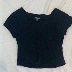 Black Crop Top